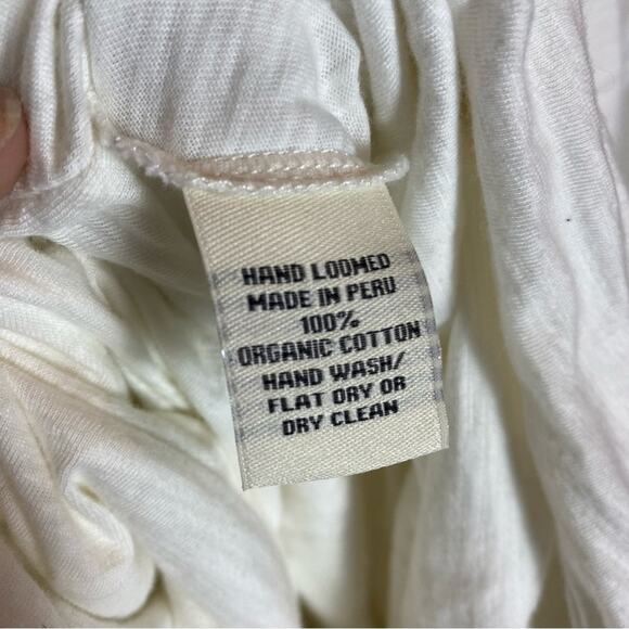 Indigenous My Favorite Everyday White Ruched Dress - Small - Picture 5 of 6